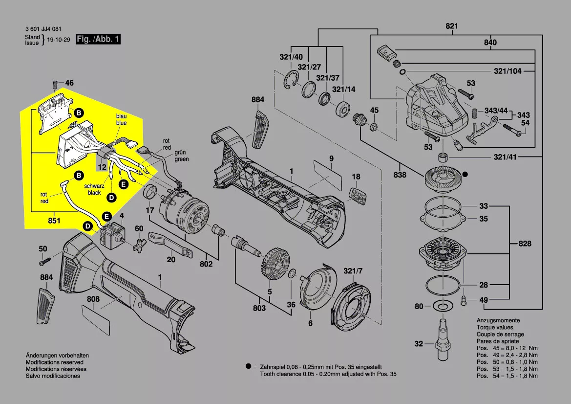 Module électronique réf. 1 619 P15 493 Bosch